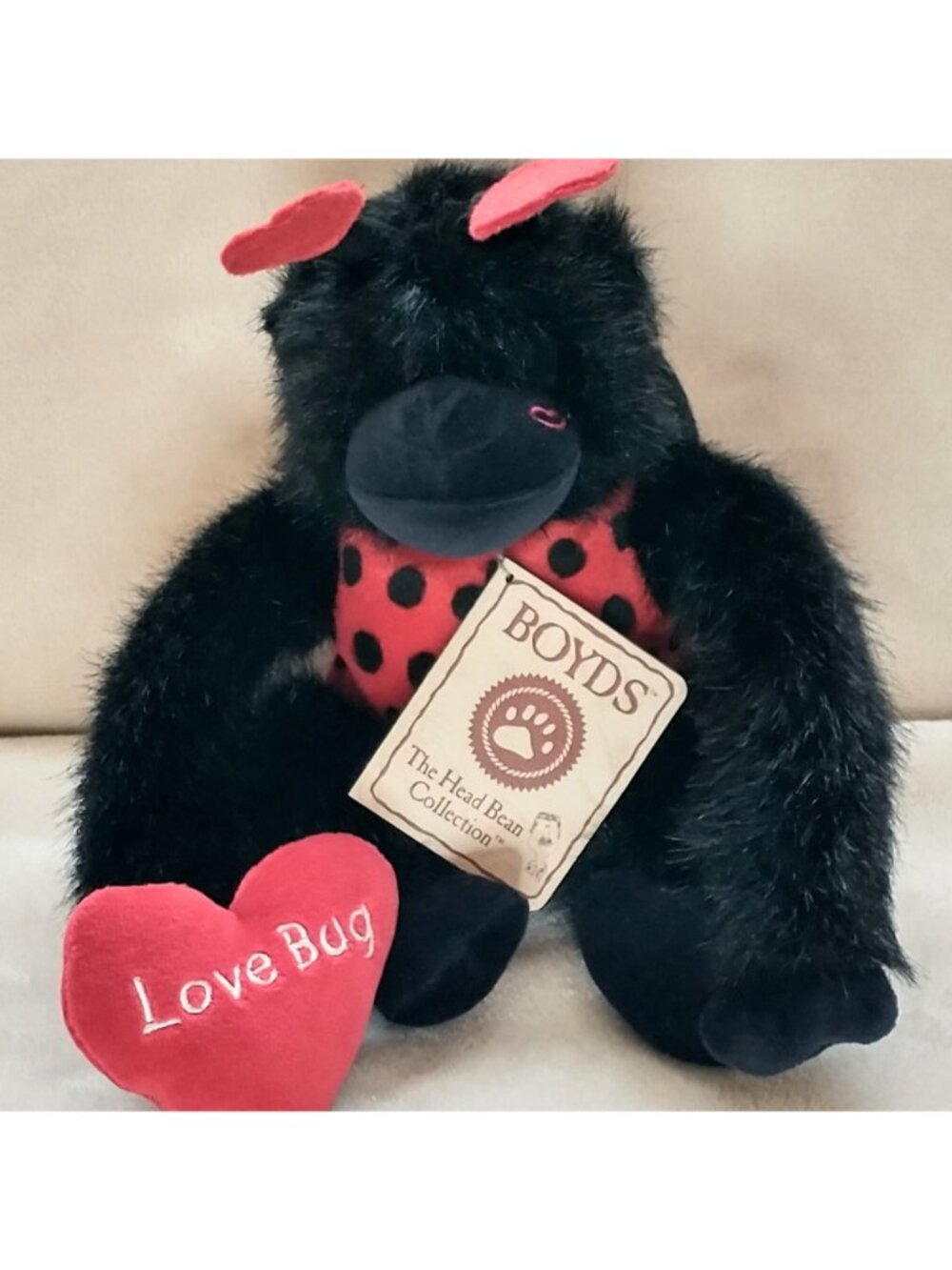 Boyd's Bears Plush Gorilla Love bug - Kirby Love bug - with tags attached